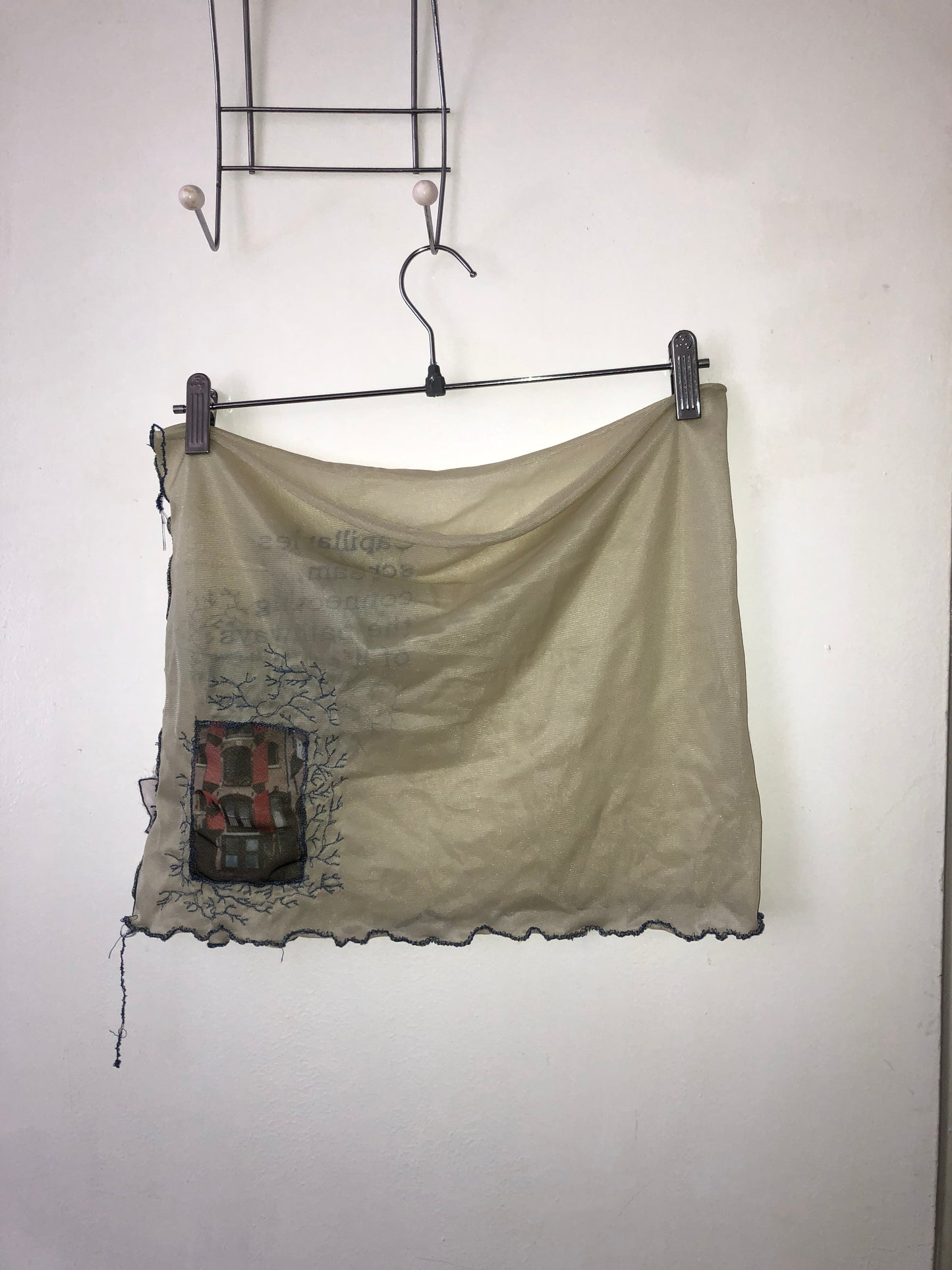 01-04 VEIN MINI SKIRT