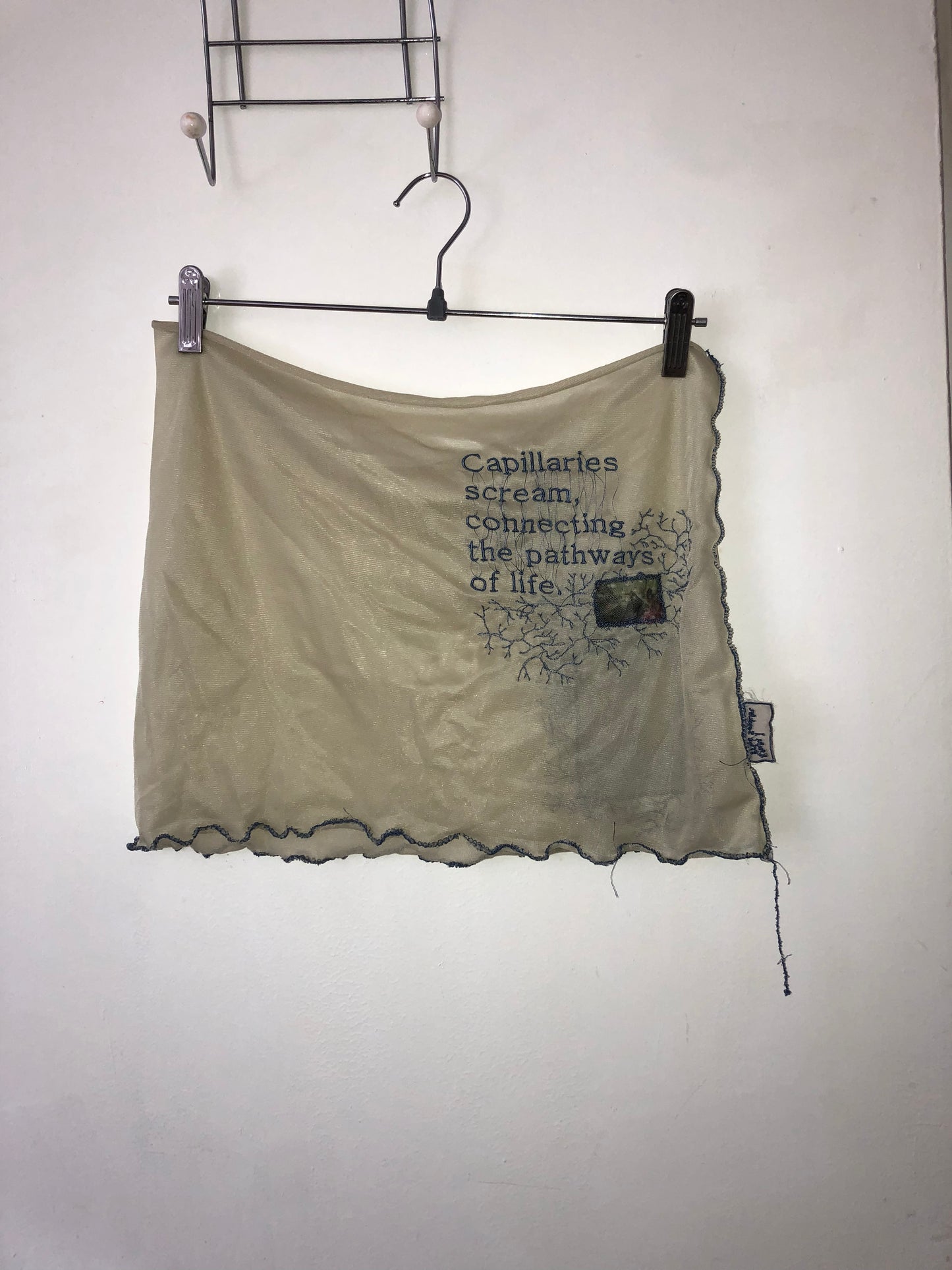 01-04 VEIN MINI SKIRT