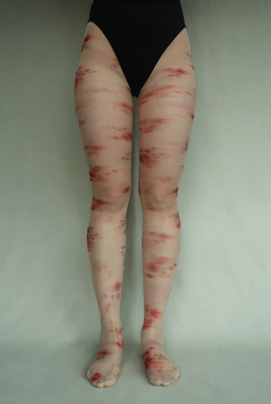Rose Bruise Tights