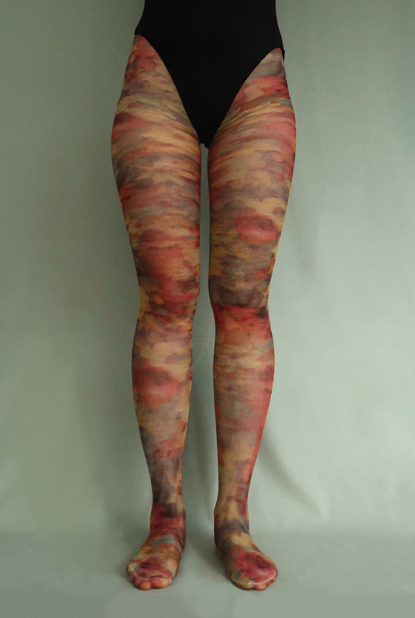 Burnt Petal Tights