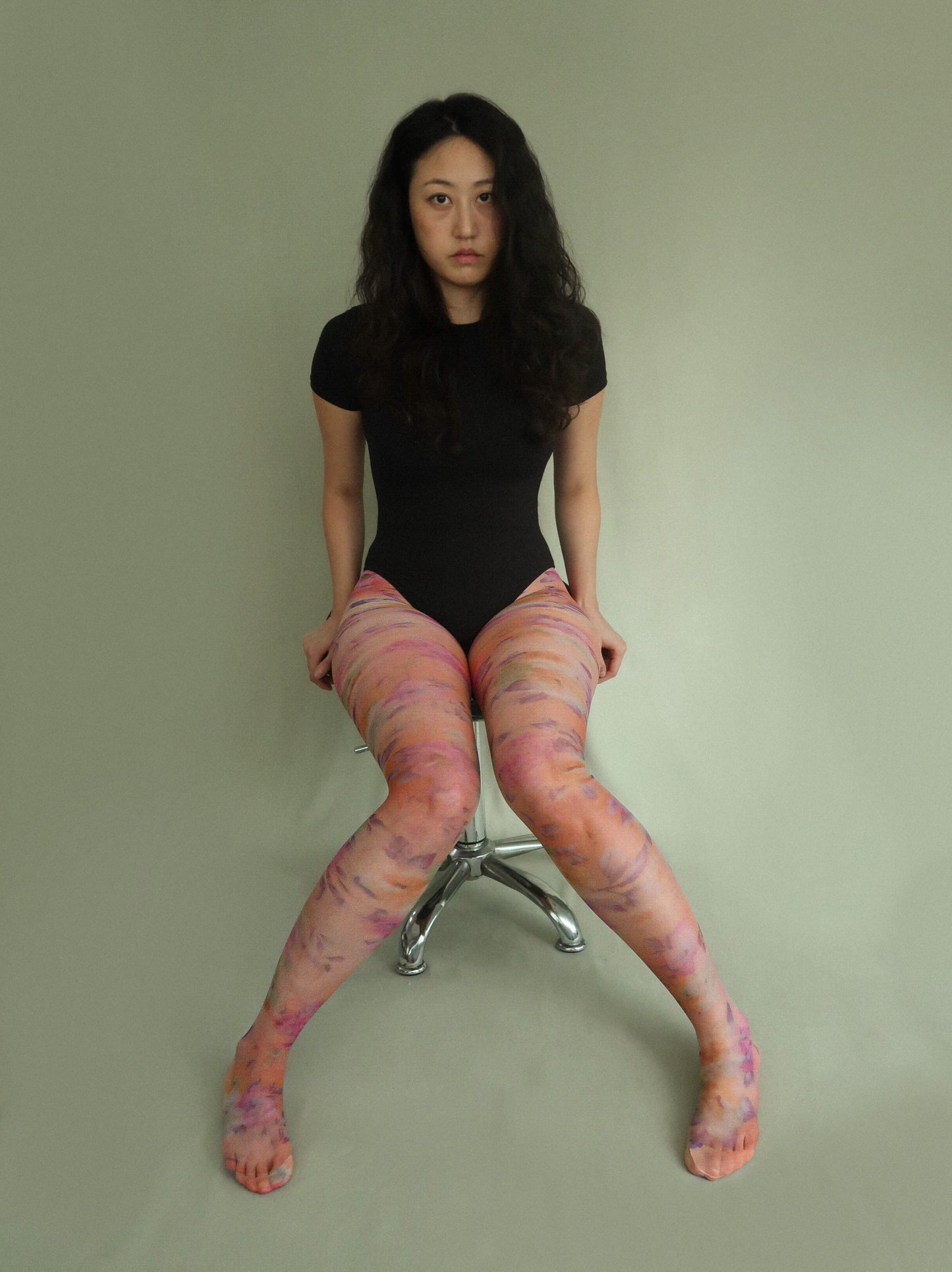 Coral Field Tights